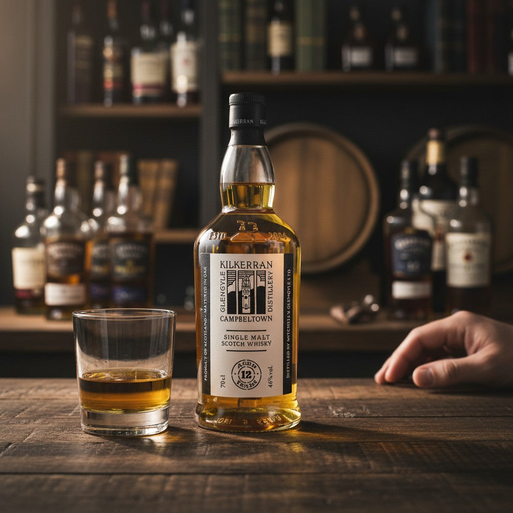 Schwarzbach Spirits: Kilkerran 12 Jahre Single Malt Scotch Whisky, 46% Vol., 70cl, gereift in Eichenfässern.