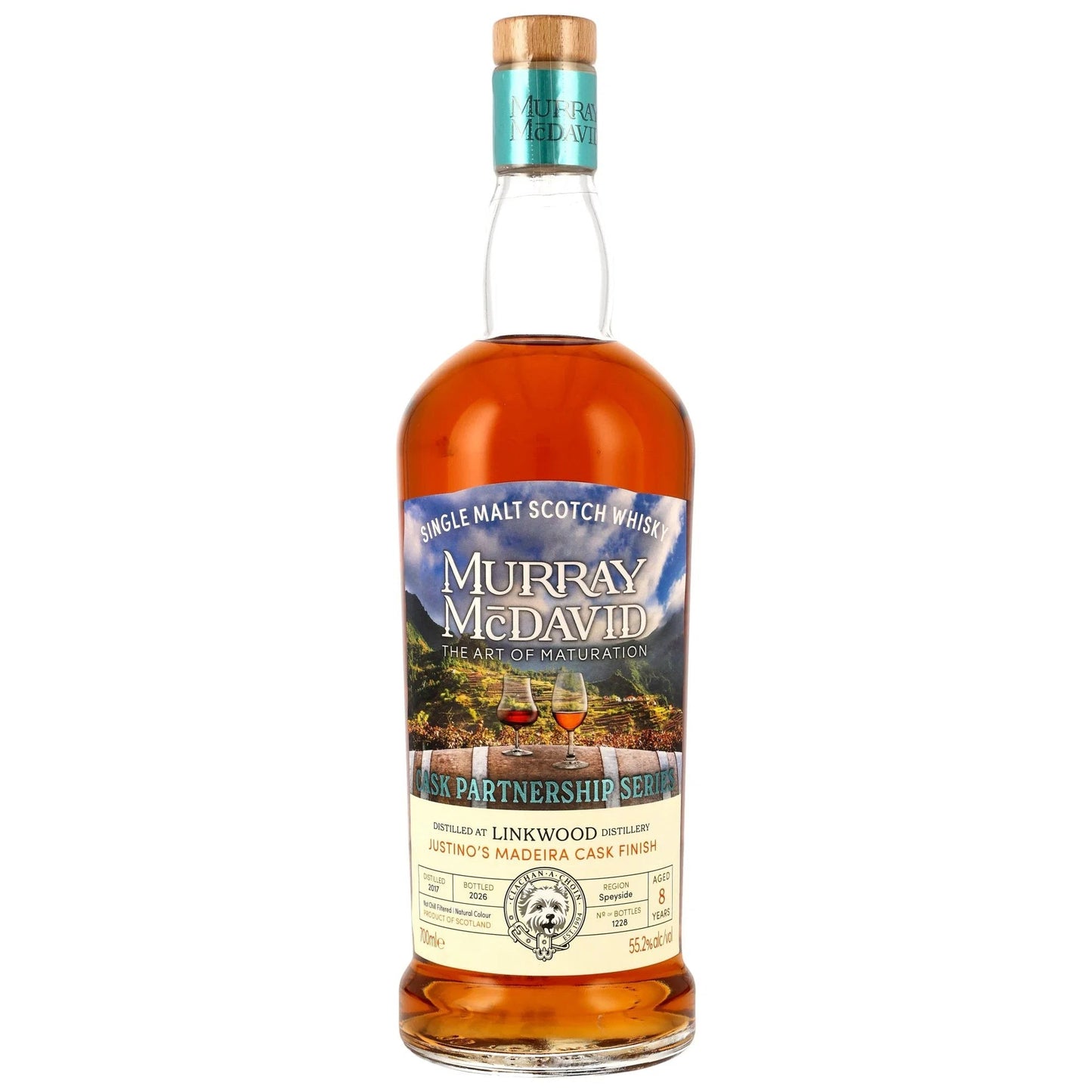 Schwarzbach Spirits Linkwood 8 Jahre Madeira Cask Finish Single Malt Scotch Whisky, 55,2% Vol.