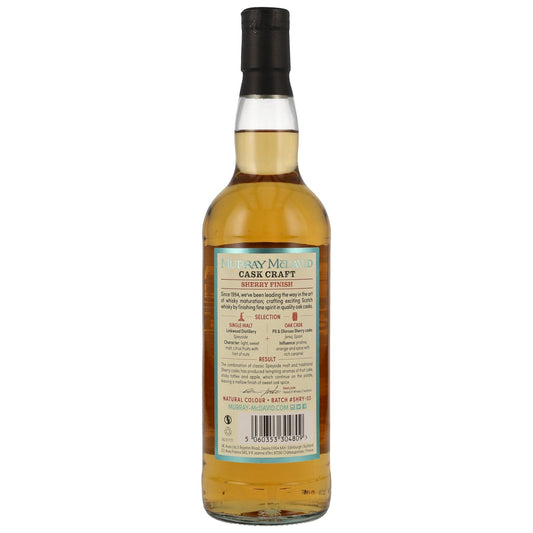 Schwarzbach Spirits Linkwood Murray McDavid Single Malt Whisky mit Oloroso und PX Sherry Finish in der 0,7L Flasche