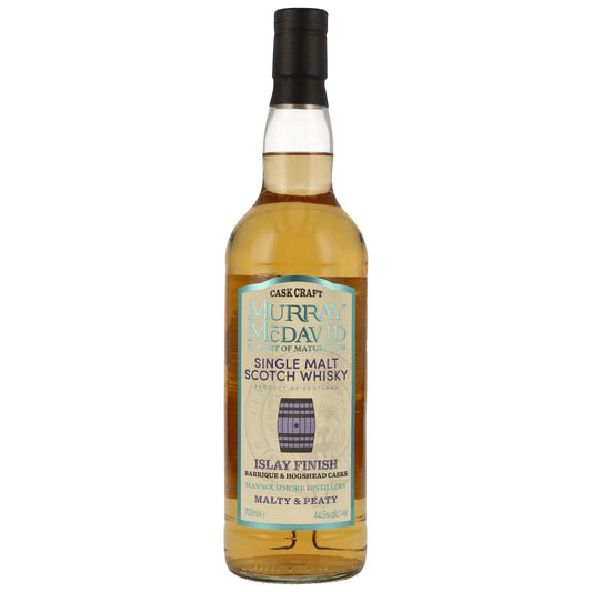 Schwarzbach Spirits Mannochmore Islay Cask Finish Whisky von Murray McDavid mit 44,5% Vol. in der 0,7l Flasche.
