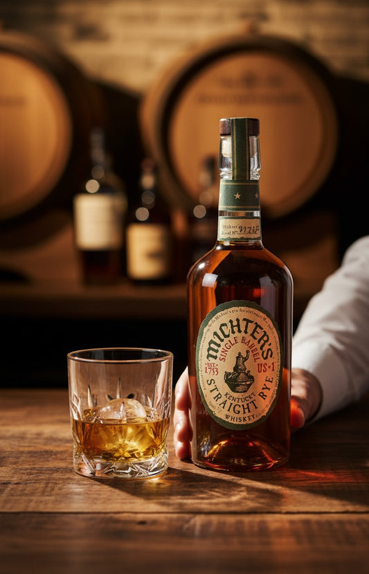Schwarzbach Spirits: Michter's Single Barrel Kentucky Straight Rye Whiskey 42.4% Vol. 700ml mit schwarzer Geschenkbox