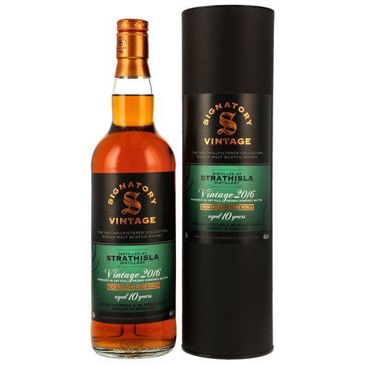 Schwarzbach Spirits Signatory Vintage Strathisla 10 Year Old single malt Scotch whisky bottle and gift tube