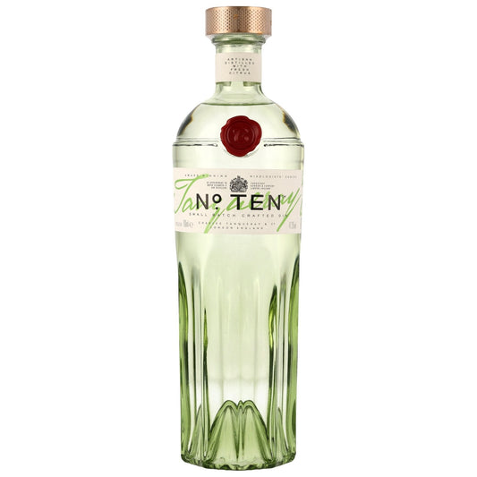 Schwarzbach Spirits Tanqueray No. Ten Gin, 47,3% Vol., 0.7L, mit Zitrusaromen, kleinchargig gebrannt, nicht kühlfiltriert.