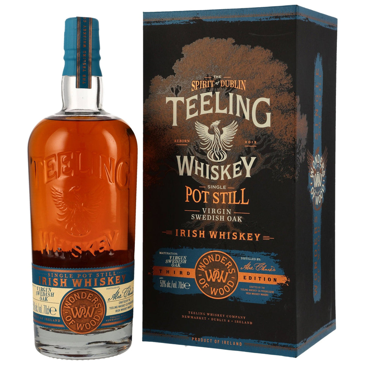Schwarzbach Spirits Teeling Wonders of Wood Swedish Oak Single Pot Still Whiskey mit Geschenkverpackung
