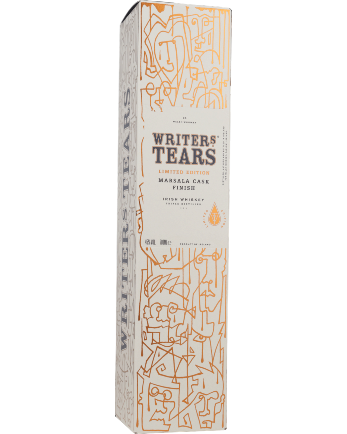 Schwarzbach Spirits Writers’ Tears Marsala Cask Irish Whiskey Geschenkverpackung mit künstlerischem Design