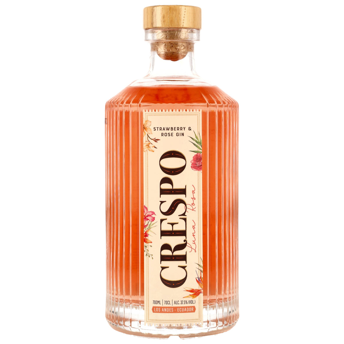 Crespo Luna Rosa Strawberry & Rose Gin Flasche