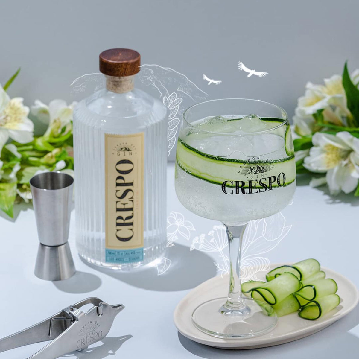 Crespo London Dry Gin Produktansicht 4