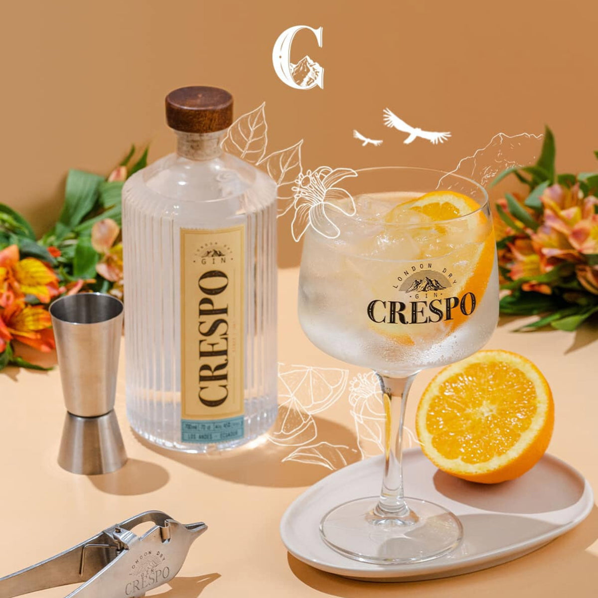 Crespo London Dry Gin Produktansicht 5