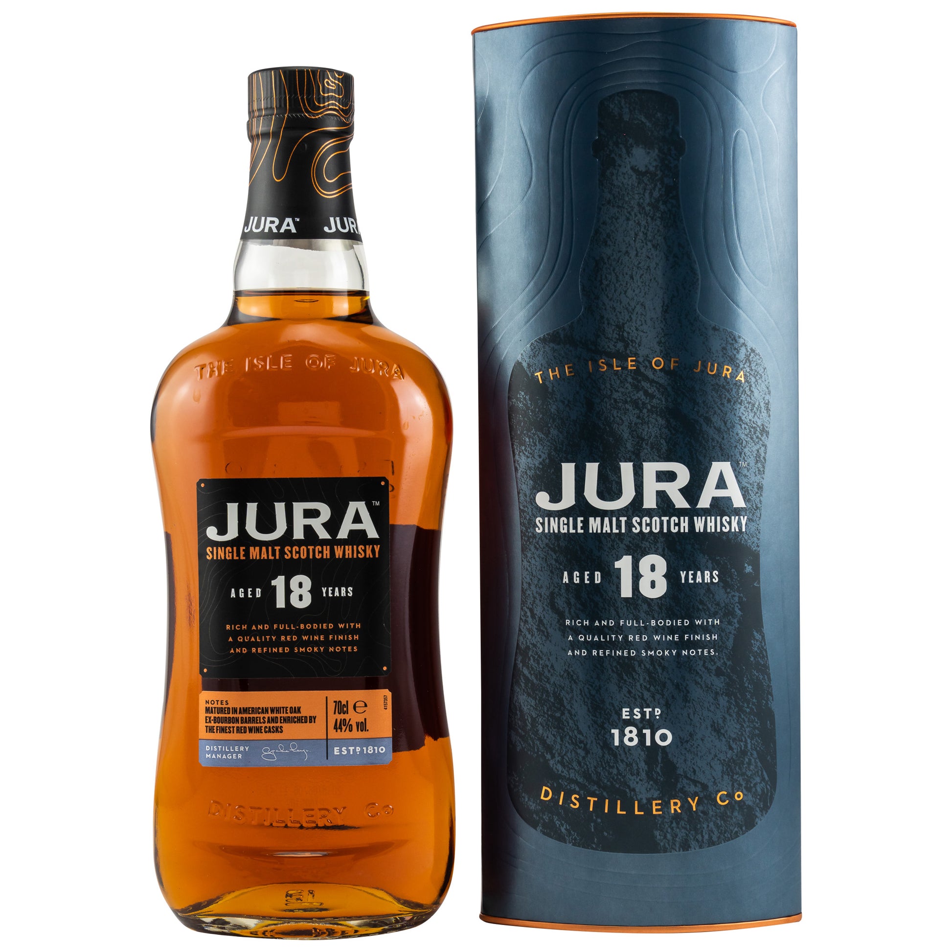 JURA - 18 Jahre - 44% vol. - Schwarzbach Spirits