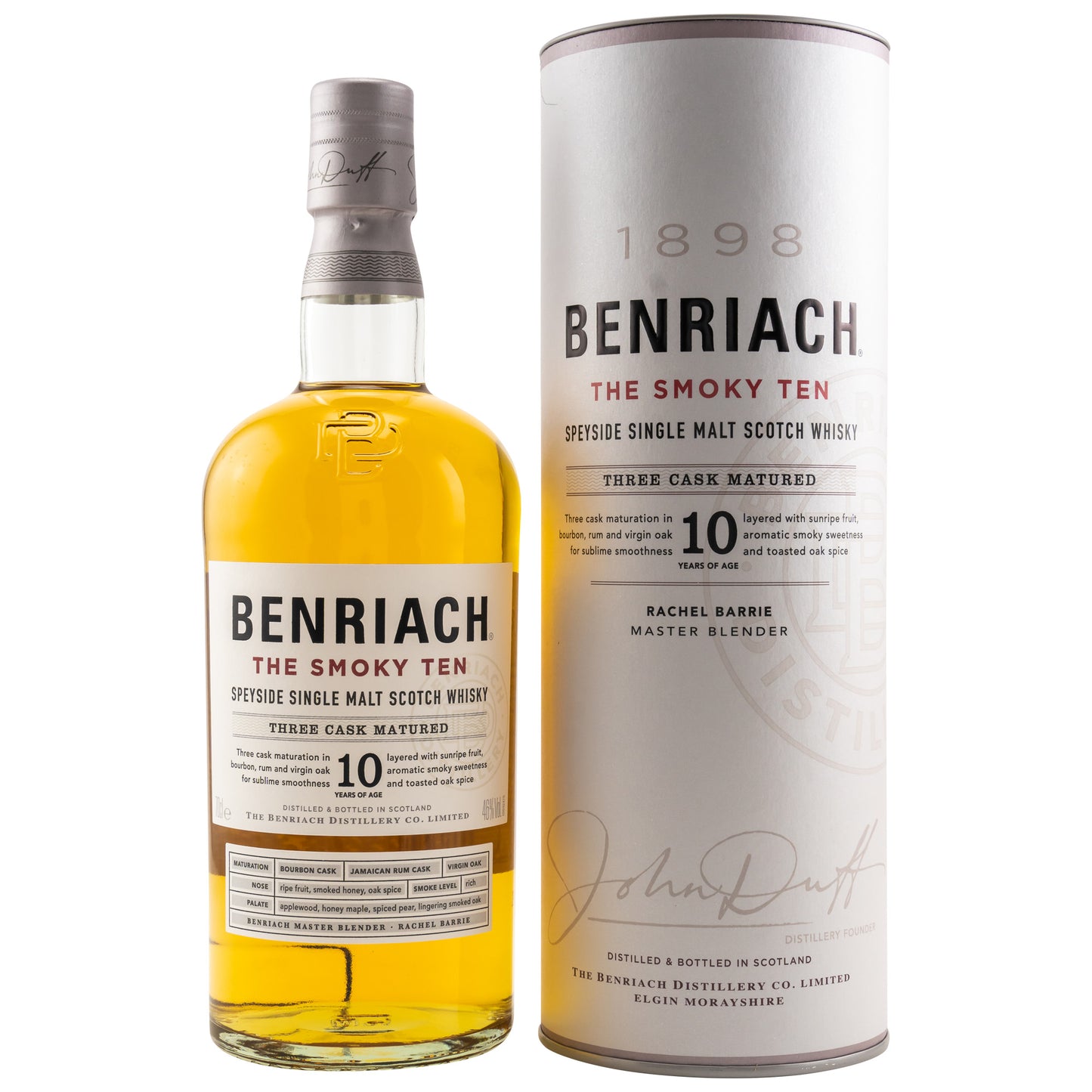 BENRIACH - 10 Jahre The Smoky Ten - 43% vol. - Schwarzbach Spirits