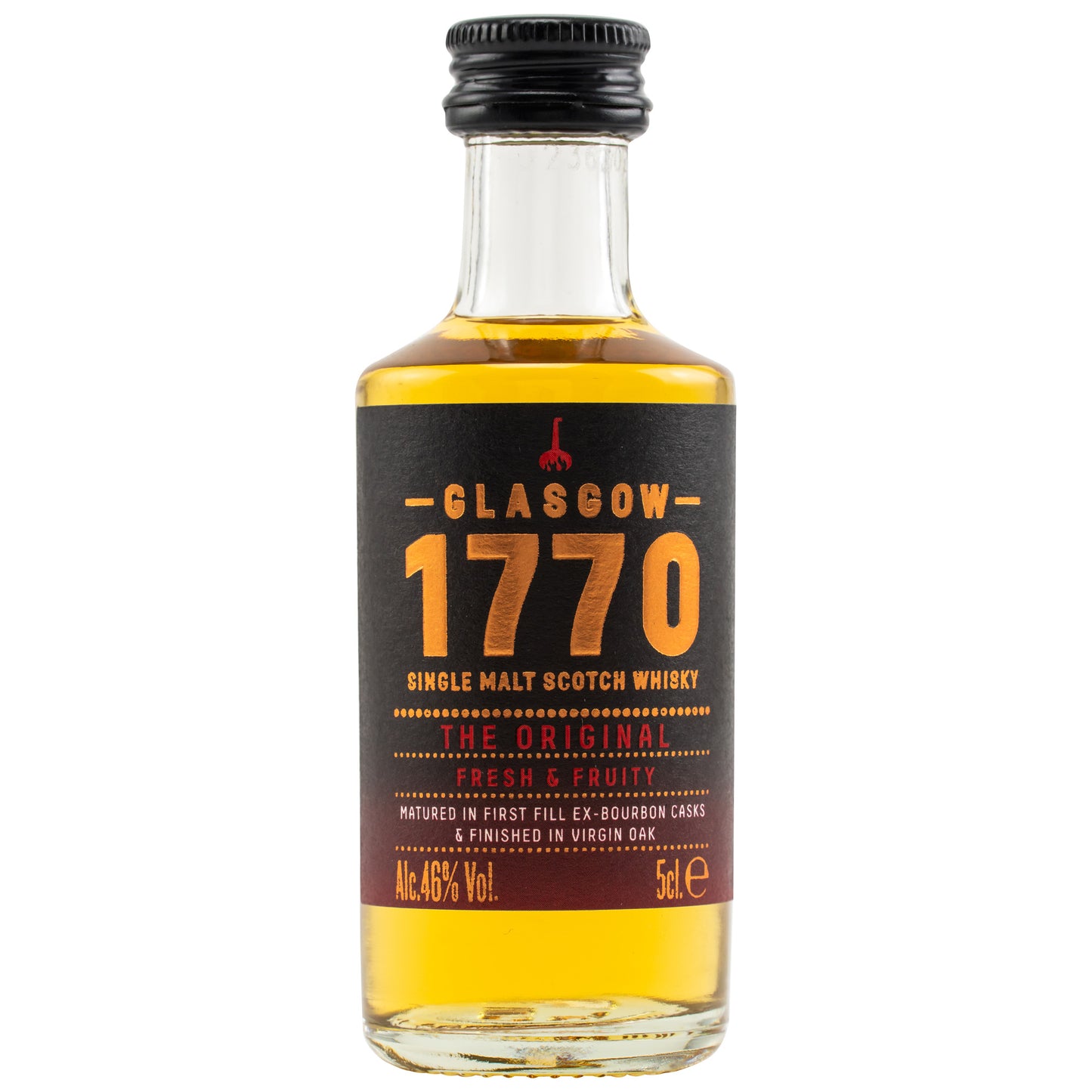 1770 GLASGOW - Single Malt Scotch Whisky The Original - Mini - 46% vol. - Schwarzbach Spirits