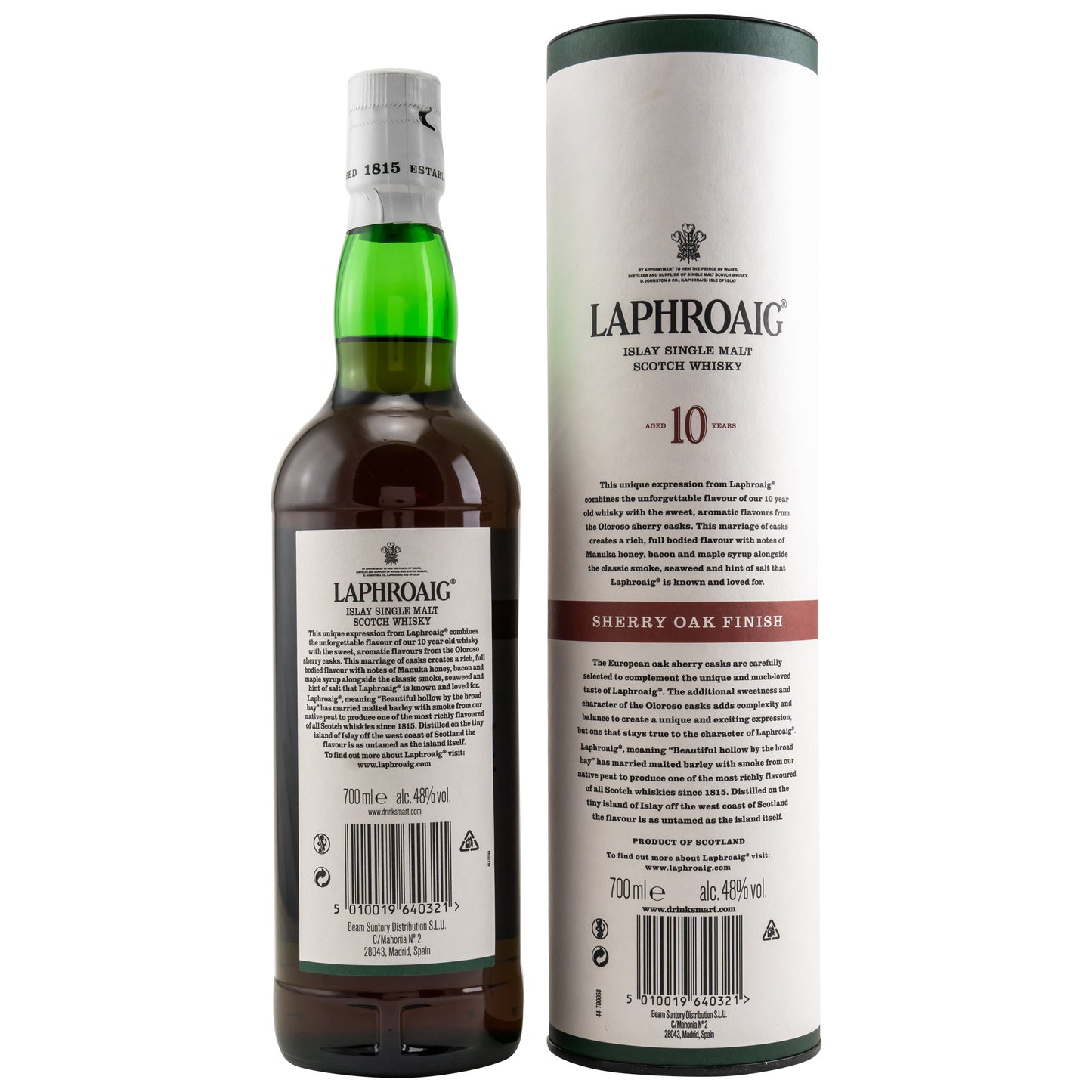 LAPHROAIG - 10 Jahre Sherry Oak Finish - 48% vol. - Schwarzbach Spirits