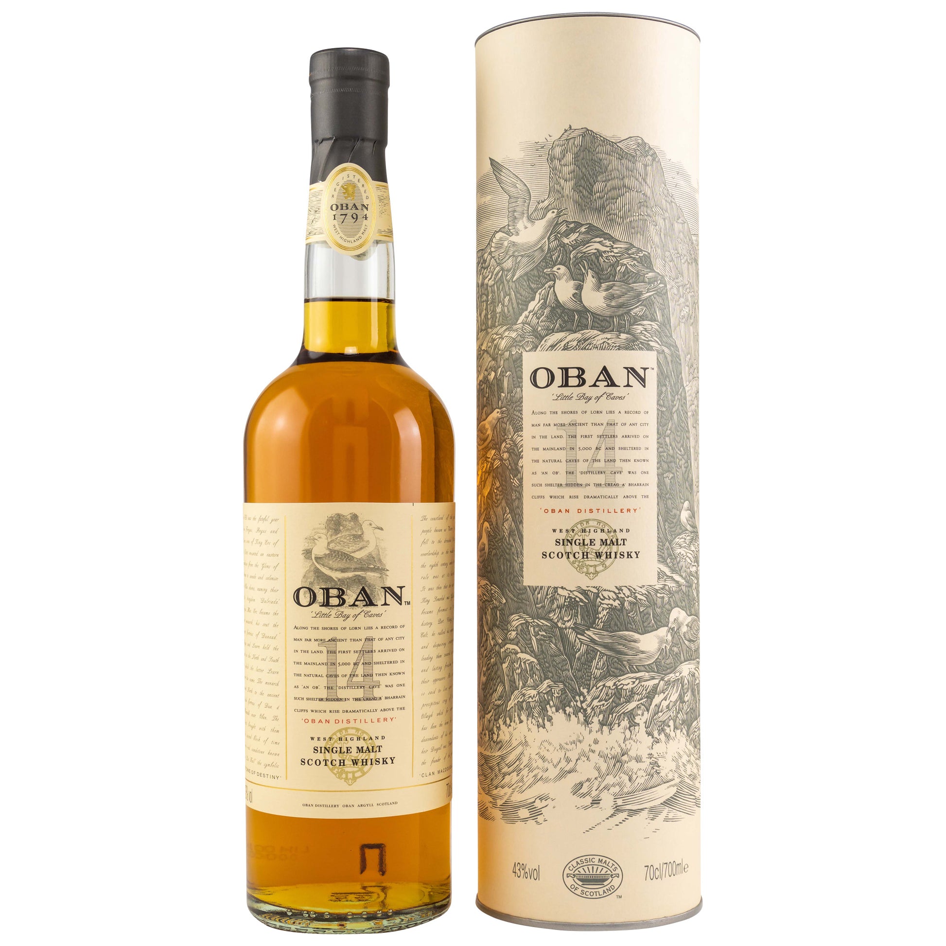 OBAN - 14 Jahre - 43% vol. - Schwarzbach Spirits