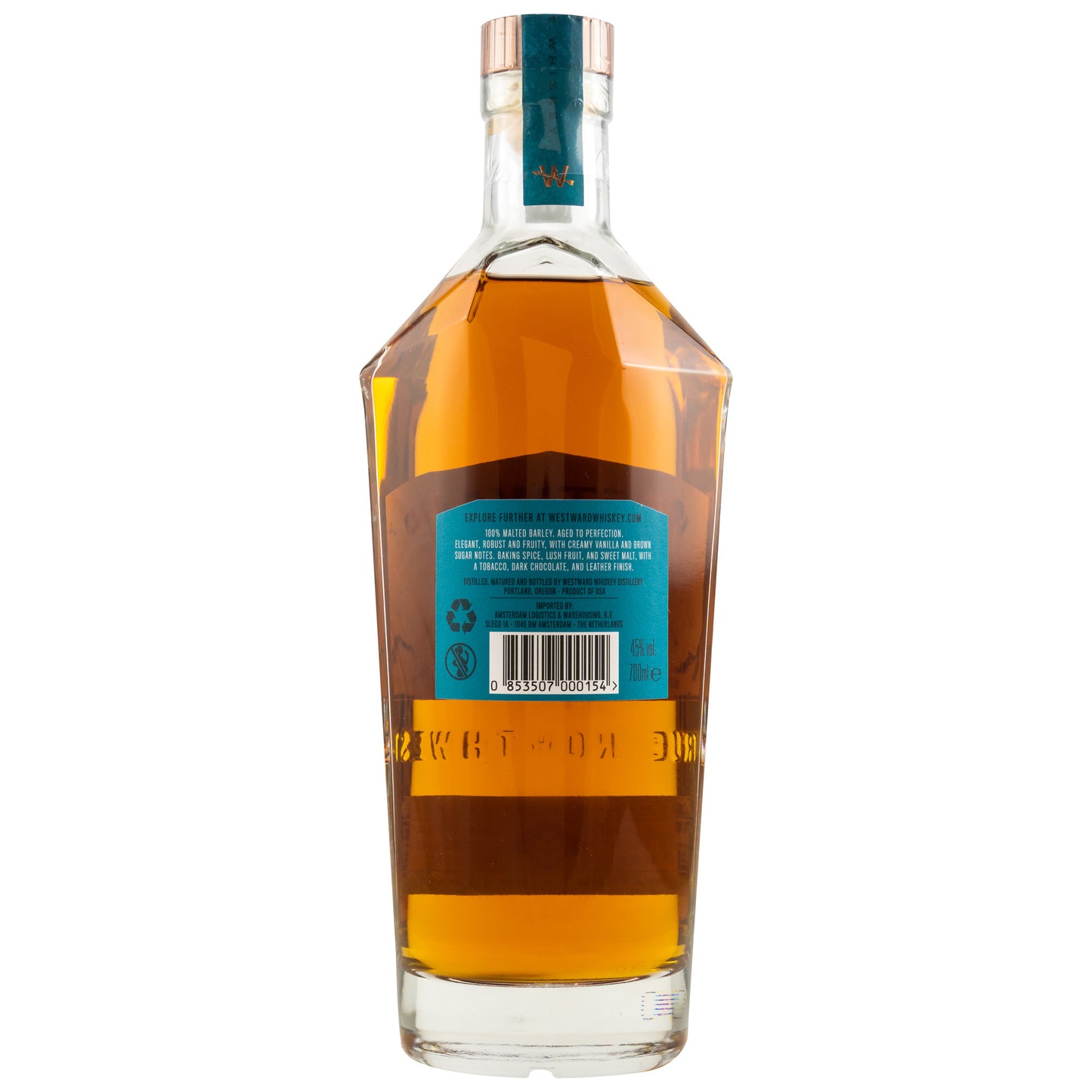 WESTWARD -  Single Malt Whiskey - 45% vol. - Schwarzbach Spirits