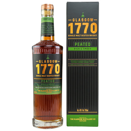 1770 GLASGOW - Single Malt Scotch Whisky Rich & Smoky - 46% vol. - Schwarzbach Spirits