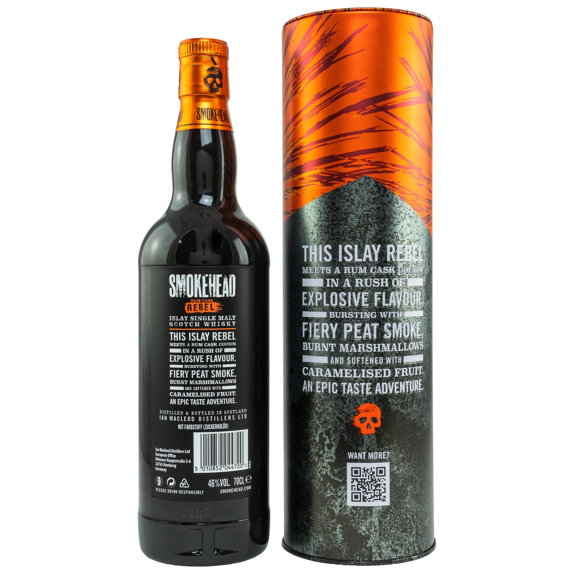SMOKEHEAD - Rum Cask Rebel - 46% vol. - Schwarzbach Spirits