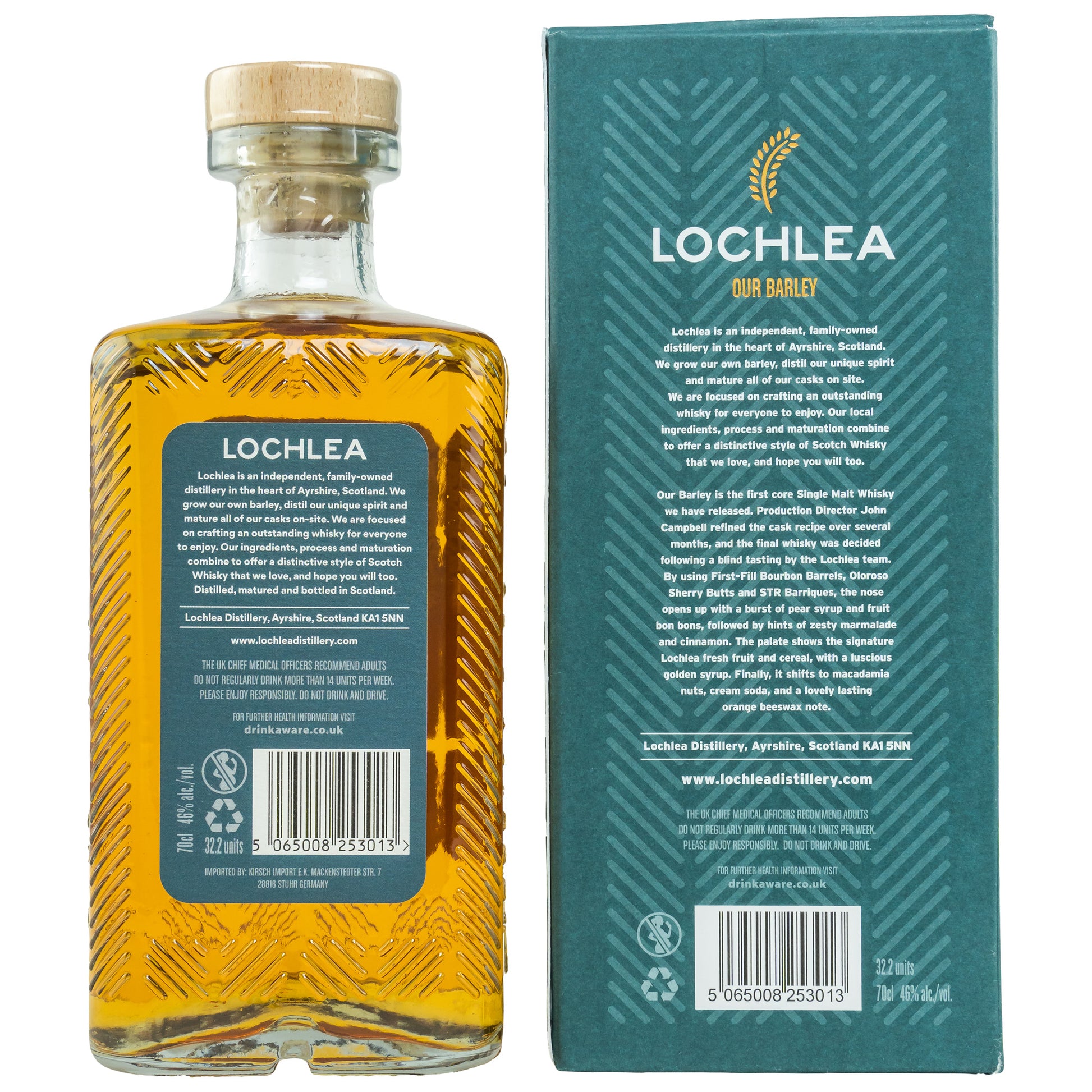 LOCHLEA - Our Barley - 46 Vol.% - Schwarzbach Spirits