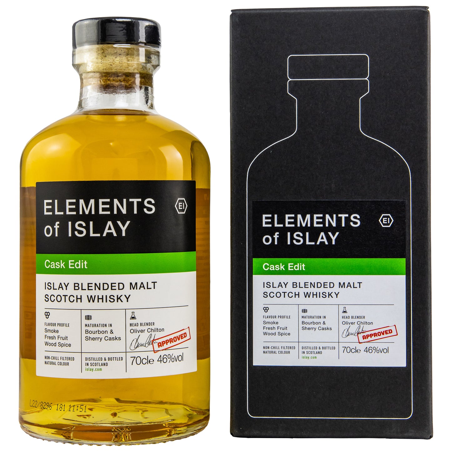 ELEMENTS OF ISLAY - Cask Edit - 46% vol. - Schwarzbach Spirits