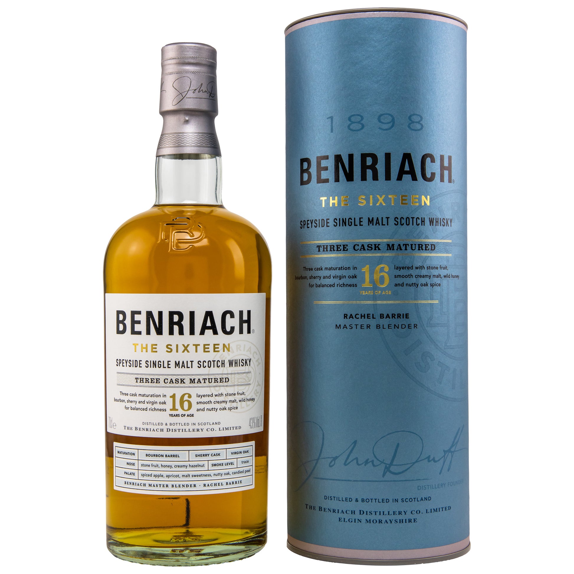 BENRIACH - 16 Jahre The Sixteen - 43% vol. - Schwarzbach Spirits