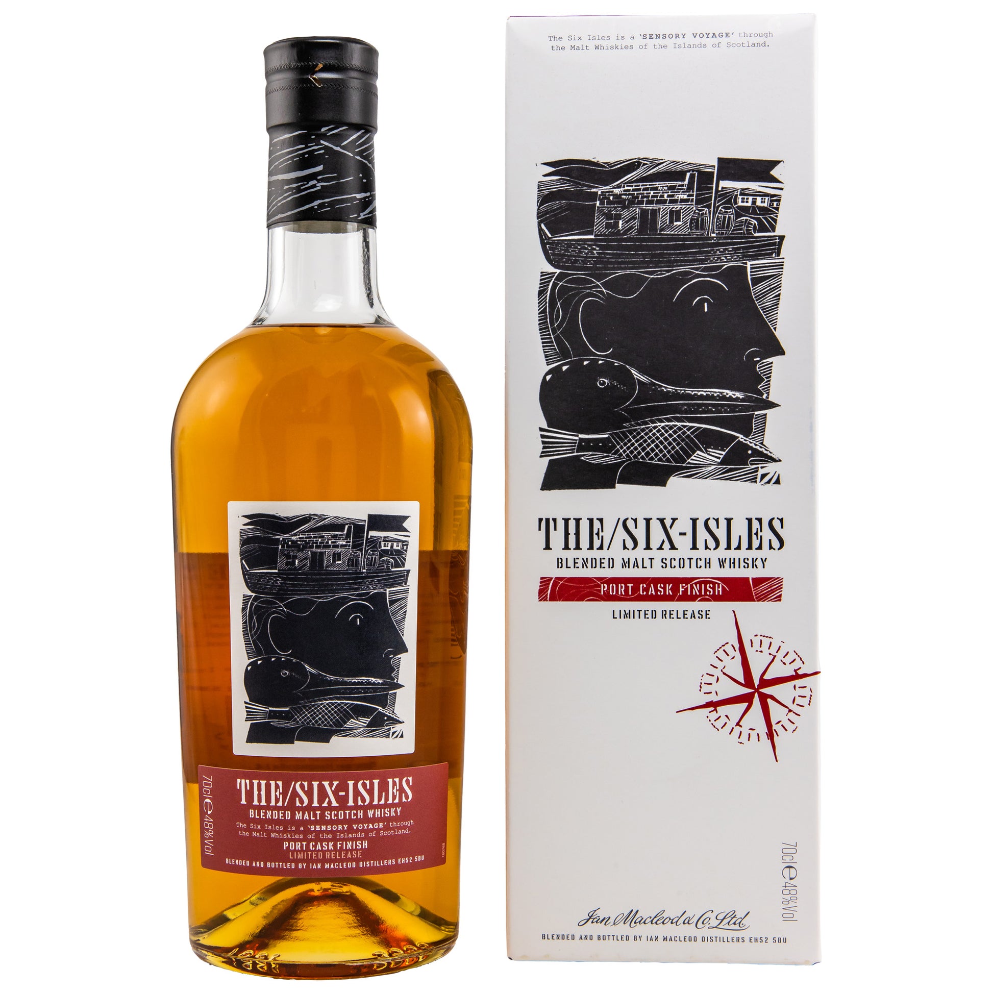 THE SIX ISLES - Port Cask Finish - 48% vol. - Schwarzbach Spirits