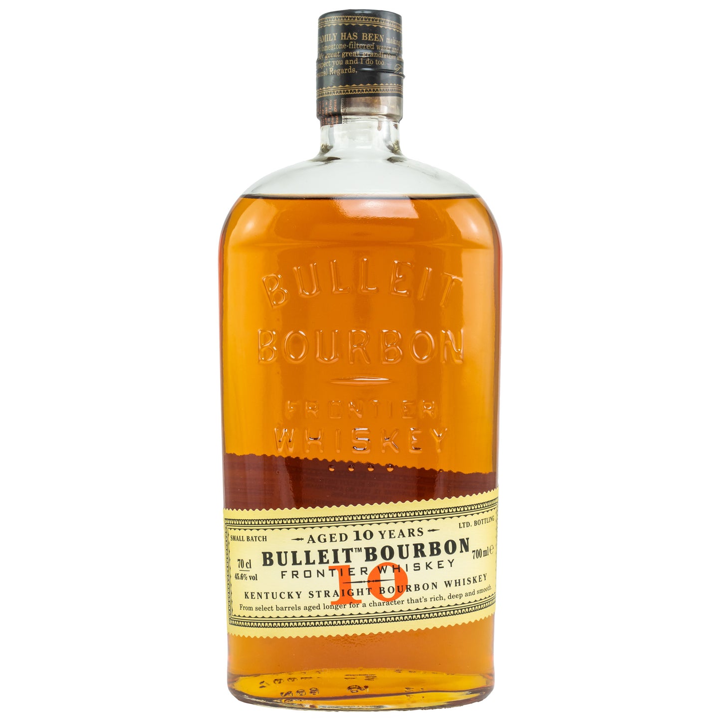 BULLEIT Bourbon - 10 Jahre - 45,6% vol. - Schwarzbach Spirits
