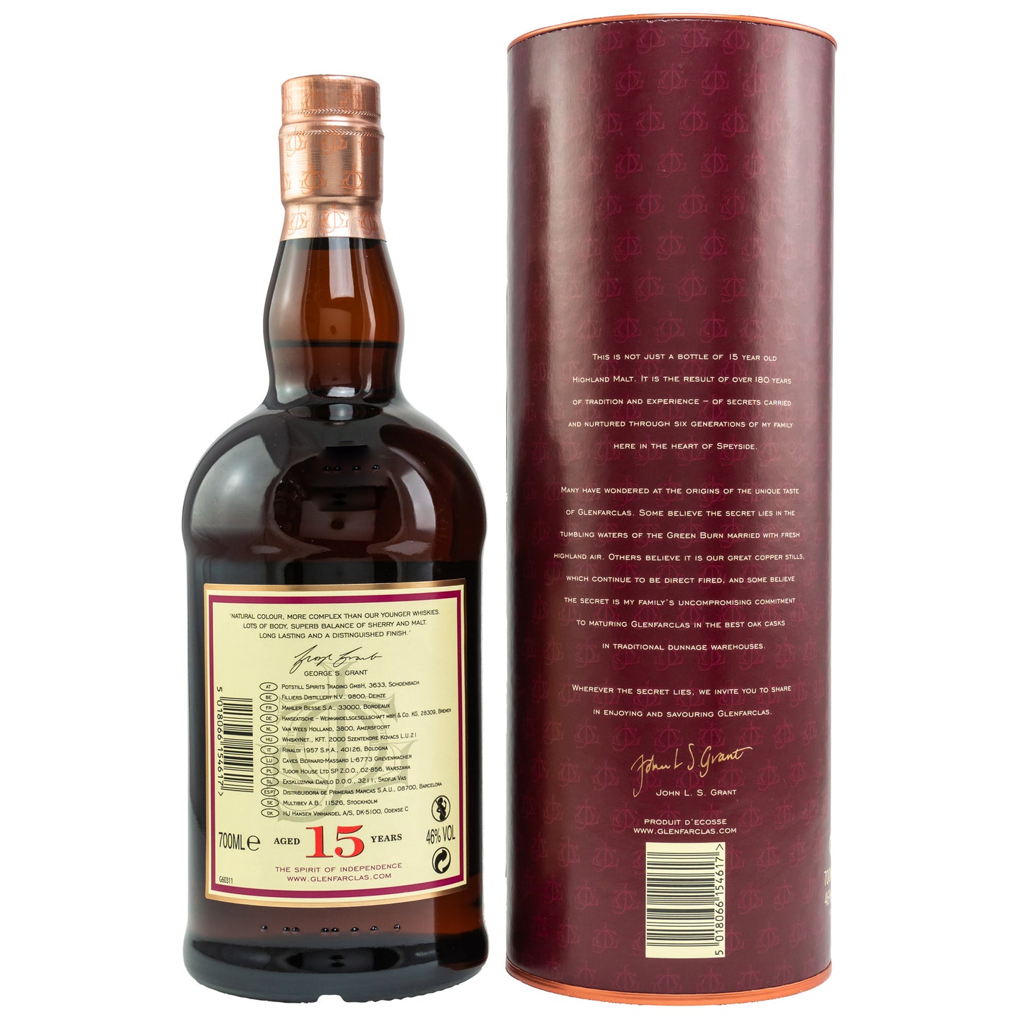 GLENFARCLAS - 15 Jahre - 46% vol. - Schwarzbach Spirits