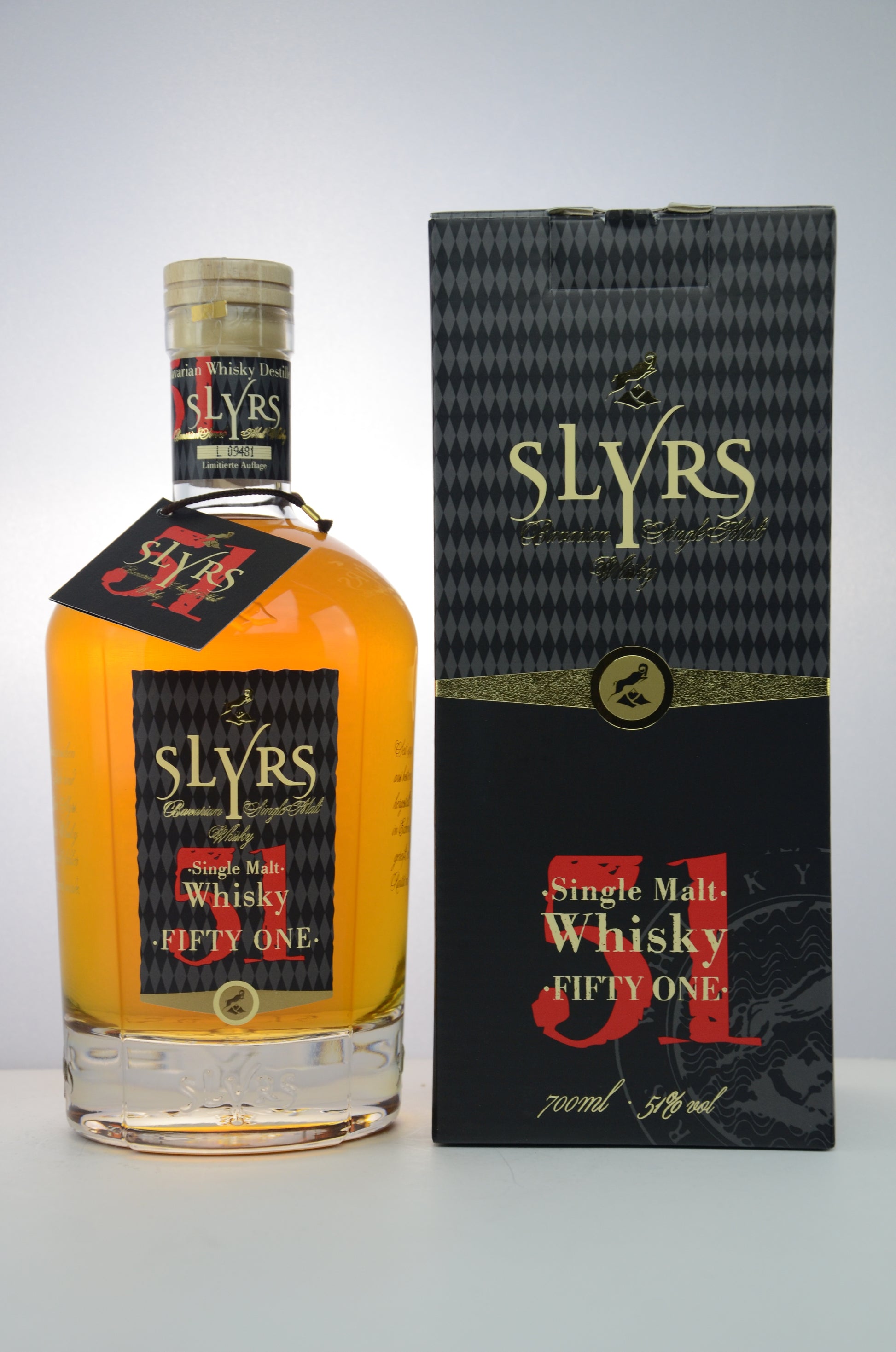 SLYRS - 51 Bavarian Single Malt - 51% vol. - Schwarzbach Spirits
