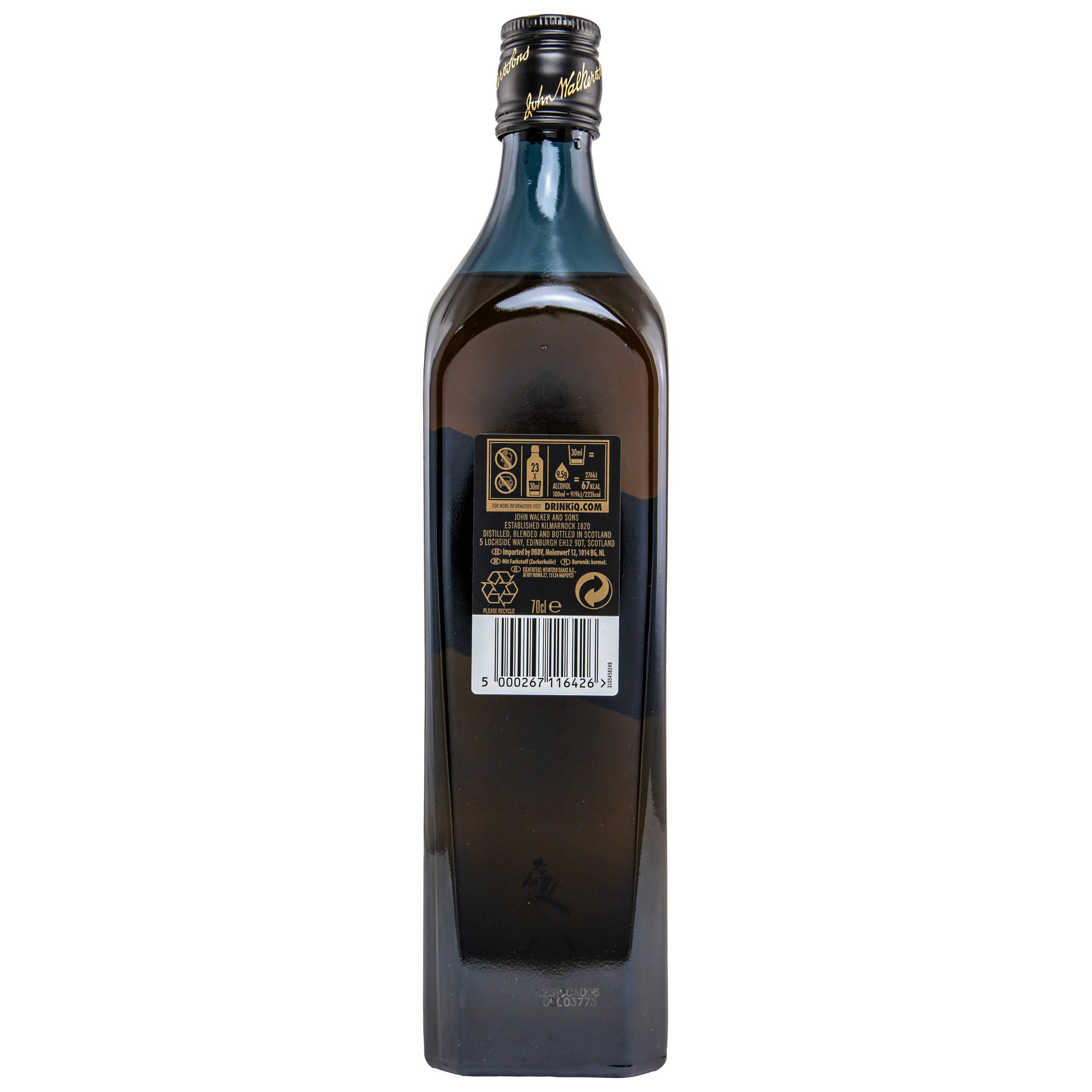 JOHNNIE WALKER - Double Black Label ohne GP - 40% vol. - Schwarzbach Spirits